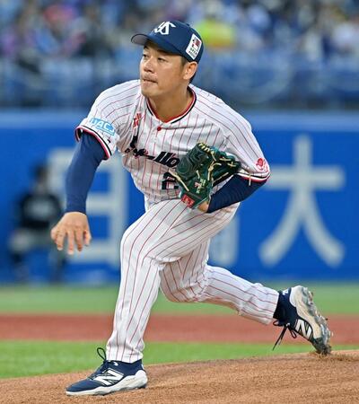 　中日戦に先発した小川