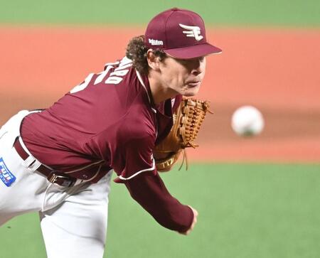 　粘りのピッチングを見せるハワード（撮影・園田高夫）