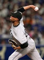 　９回に登板し、20セーブ目を挙げたマルティネス