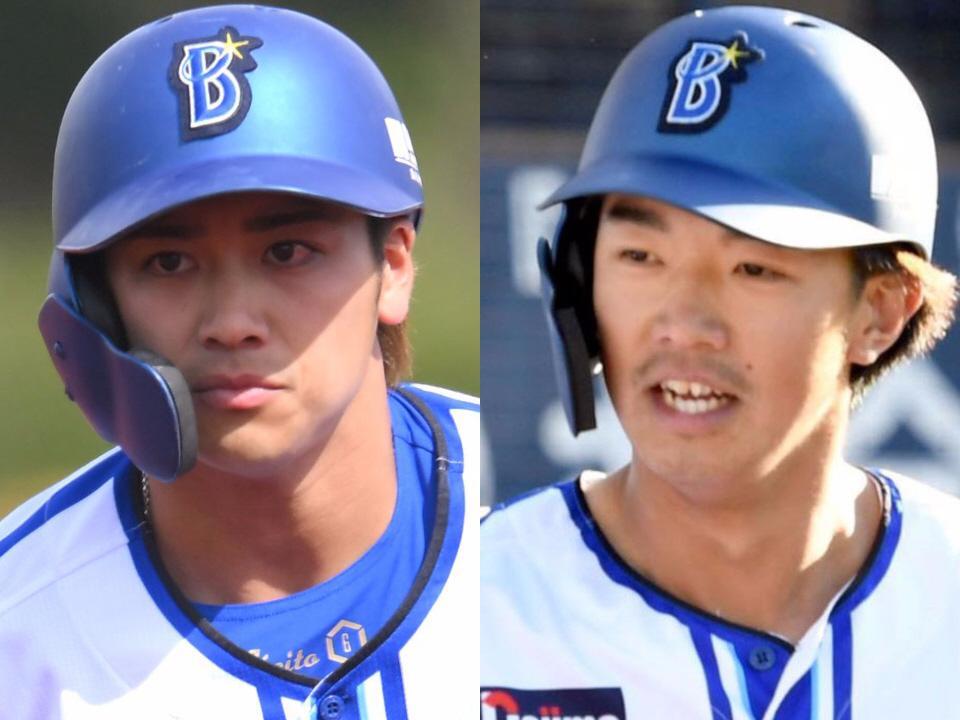 　森敬斗（左）と梶原昂希