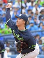 　ＤｅＮＡ戦の先発マウンドに立つ吉村（撮影・佐藤厚）