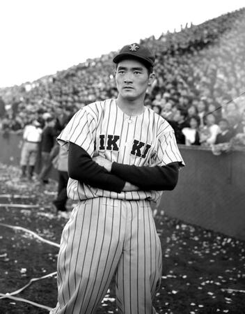 　立教大時代の長嶋茂雄さん＝１９５７年11月