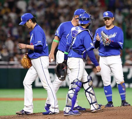 中日・涌井がまさかの５回途中４失点ＫＯ　鷹打線に８安打浴びる