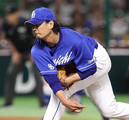 　ソフトバンク戦に先発した涌井