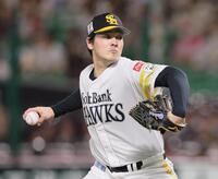 　中日戦に先発した有原