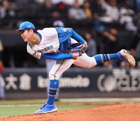 　阪神戦に先発する古林（撮影・中島達哉）