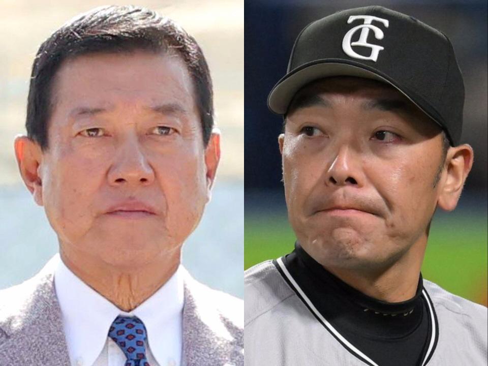 原辰徳氏（左）と阿部監督