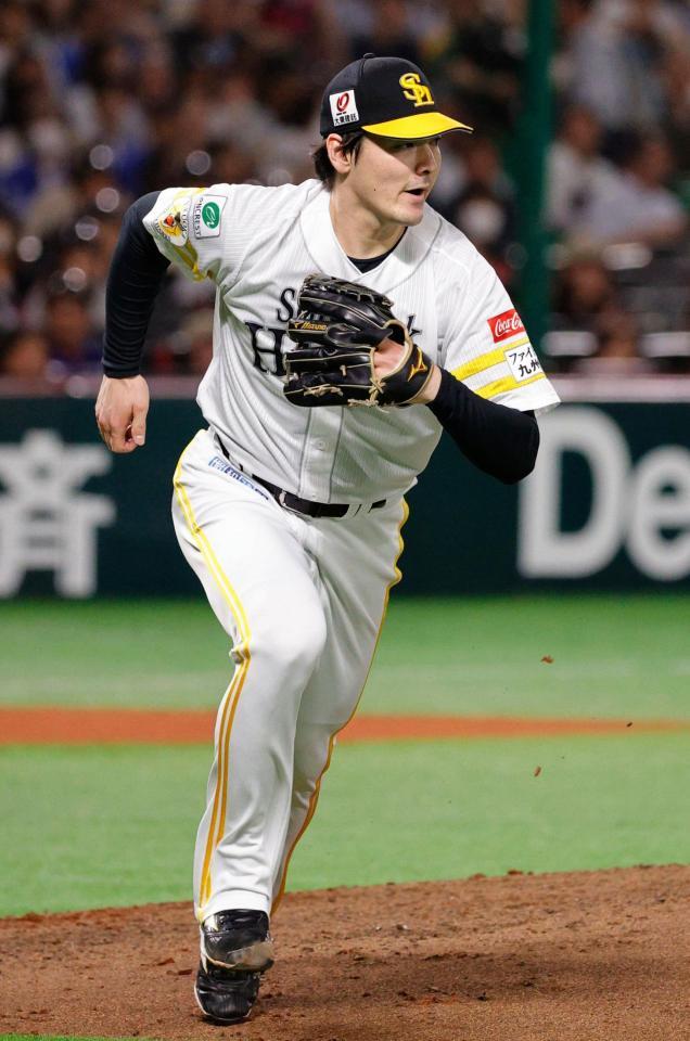 　７回無失点で３勝目を挙げた有原