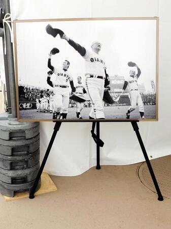 　記帳所に設置されたパネル写真