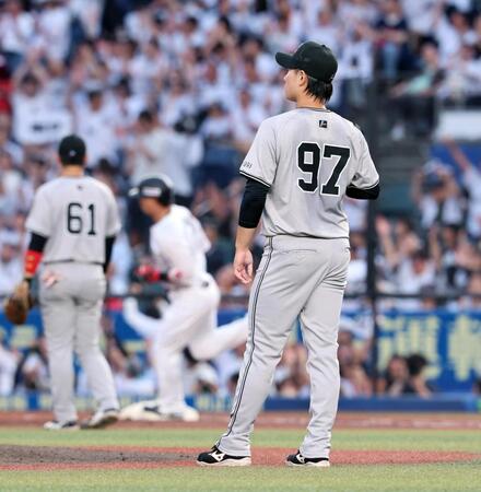 ２回、藤岡に２ランを浴びた井上