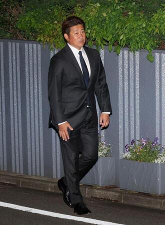 【写真】アテネ五輪のエース・松坂大輔氏も弔問に