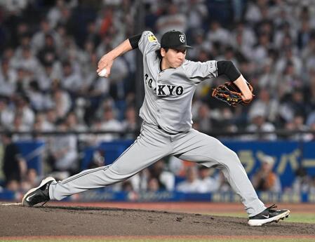 　１０回裏に登板した大勢