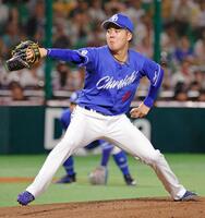 　ソフトバンク戦に先発した金丸