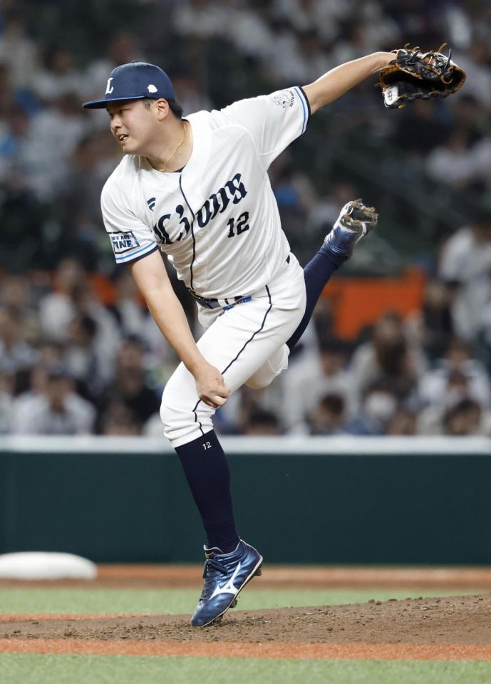 　ヤクルト戦に先発した西武・渡辺