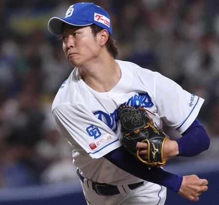 中日　高橋宏斗が突然の乱調　ロッテの投手・田中晴に逆転の２点タイムリー浴びる→なおも満塁から暴投で計３失点