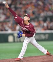 　力投する大内（撮影・開出牧）