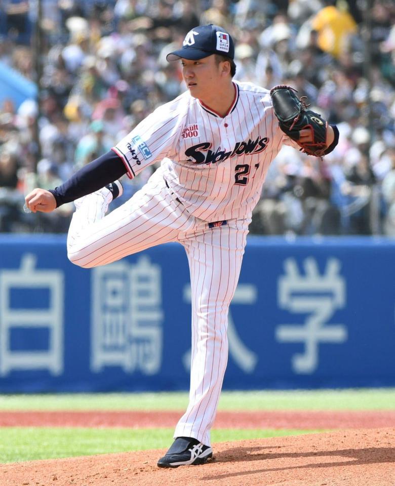 　ソフトバンク打線を相手に力投する吉村（撮影・佐藤厚）