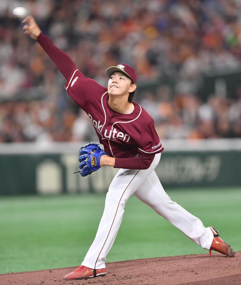 　力投する大内（撮影・開出牧）