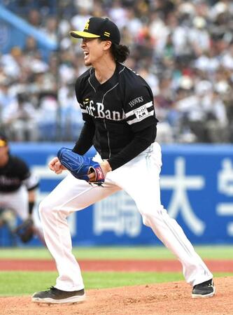 ソフトバンク・上沢　チーム初完投で４勝目　「練習はしていた」プロ初打点も