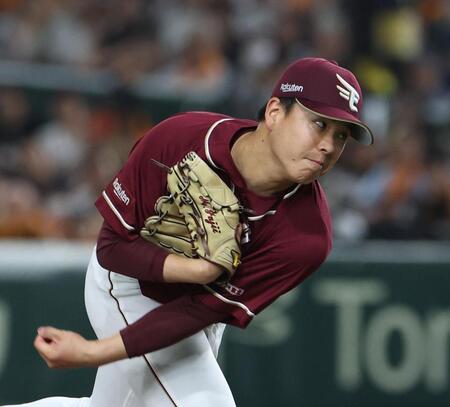 　巨人打線相手に好投する藤井（撮影・佐々木彰尚）