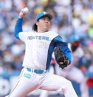 　力投する金村（撮影・金田祐二）