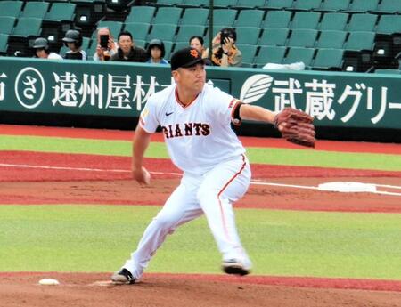 　２軍戦に登板した田中将