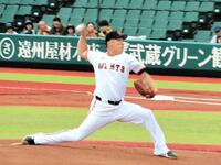 　２軍戦に登板した田中将