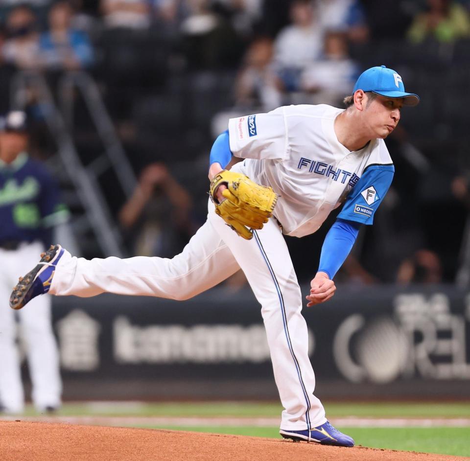 　ヤクルト戦に先発する加藤（撮影・中島達哉）