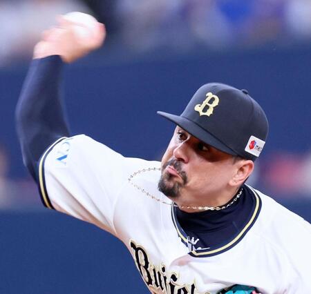 　９回表に登板し最後を締めくくったマチャド（撮影・立川洋一郎）