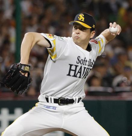 　巨人戦に先発したソフトバンク・大関＝みずほペイペイドーム