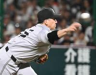 　９回裏に２番手で登板した大勢