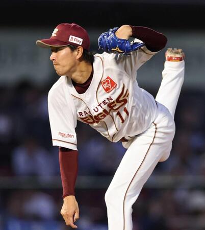 楽天・岸　貫禄７回３安打無失点　中日から１０勝目、交流戦カード２桁星は史上初快挙