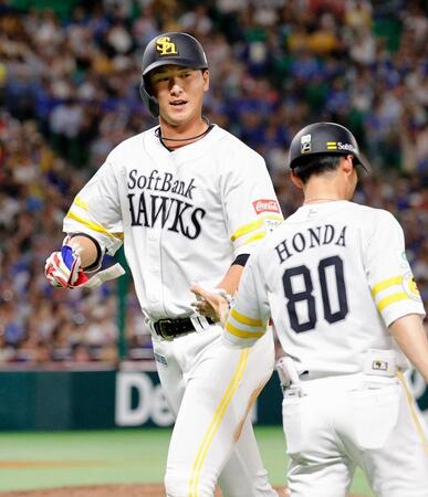 ソフトバンク　身長２メートルの秋広　移籍後初のお立ち台に涙なし「どっからでも見えると思うので応援お願いします」