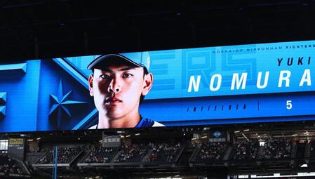 　スタメン復帰した野村（撮影・中島達哉）