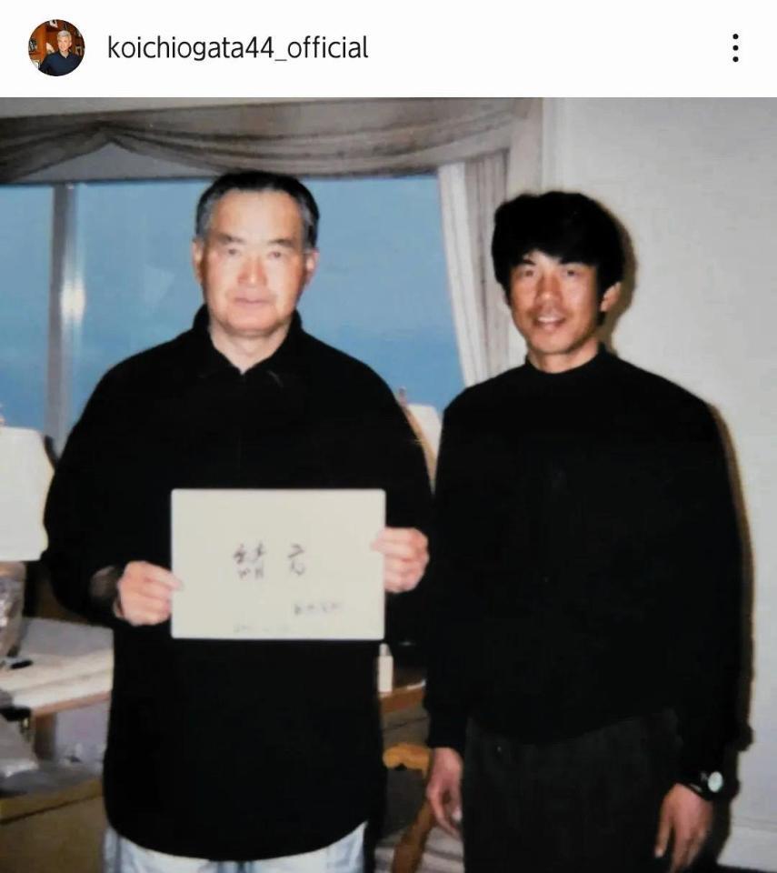 　緒方耕一氏のインスタグラム（ｋｏｉｃｈｉｏｇａｔａ４４＿ｏｆｆｉｃｉａｌ）より