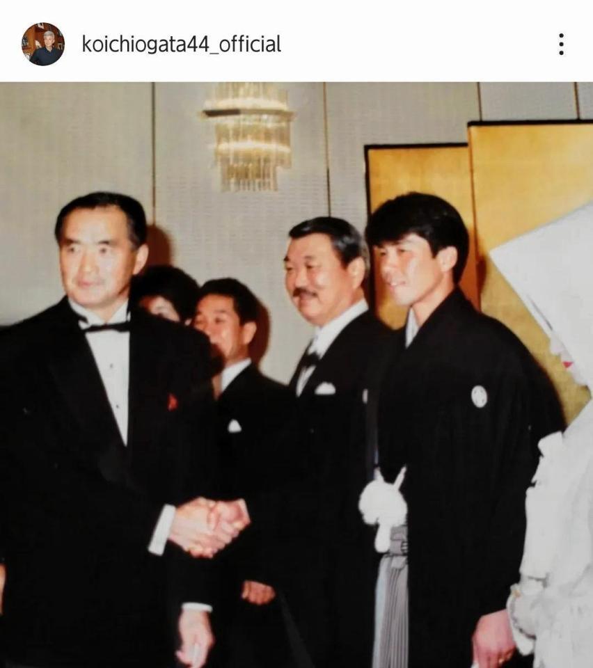 　緒方耕一氏のインスタグラム（ｋｏｉｃｈｉｏｇａｔａ４４＿ｏｆｆｉｃｉａｌ）より