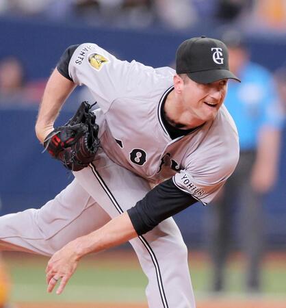 　先発し力投するグリフィン