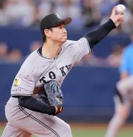 　１１回、６番手で登板する中川