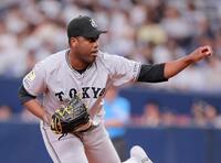 　１０回、５番手で登板するバルドナード