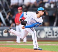 　広島戦に先発した細野（撮影・中島達哉）