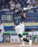 　西武・佐藤龍（２０２４年８月撮影）