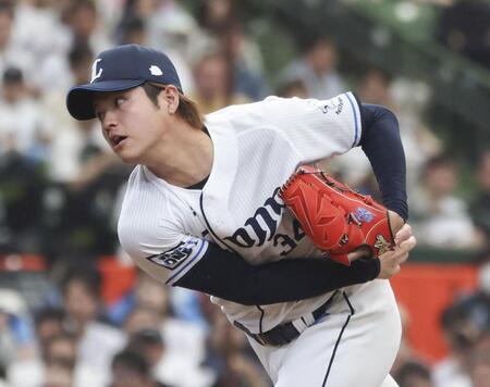 　８回に登板した甲斐野