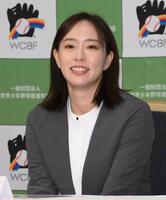 　世界少年野球推進財団の評議員に就任した石川佳純氏（撮影・堀内翔）