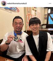 　中日・松中信彦コーチのインスタグラム（ｎｏｂｕｈｉｋｏｍａｔｓｕｎａｋａ３）より