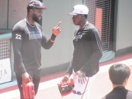 　話し込むポランコとティマ