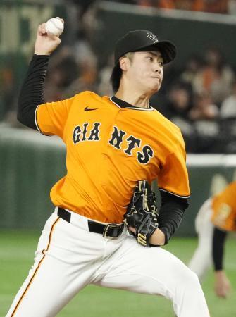 　日本ハム戦に先発した巨人・西舘＝東京ドーム