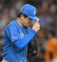 　７回、初の走者を出したものの無失点に抑えた北山（撮影・伊藤笙子）