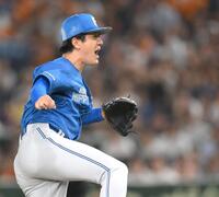 　９回、力投する北山（撮影・伊藤笙子）