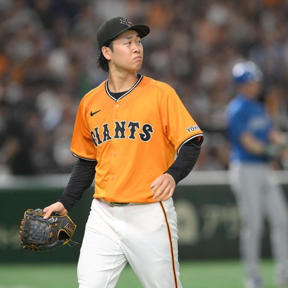 　２回に続いて３回も点を失った山崎（撮影・伊藤笙子）