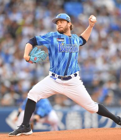 　力投するケイ（撮影・開出牧）